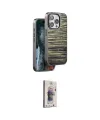 ieg™ iPhone 15 Pro Max Kılıf Atlas Minimal Özel Seri - Siyah Bilvis 3D Cam Ekran Koruyucu