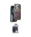 ieg™ iPhone 15 Pro Max Kılıf Atlas Minimal Özel Seri - Siyah Vanessa Magic Cam