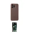 ieg™ iPhone 15 Pro Max Kılıf Atlas Minimal Prime - Siyah 360 Mat Full Body Arka Koruyucu