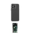 ieg™ iPhone 15 Pro Max Kılıf Atlas Minimal Prime - Siyah 360 Mat Full Body Arka Koruyucu