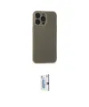 ieg™ iPhone 15 Pro Max Kılıf Atlas Minimal Prime - Siyah Bilvis 0.18mm Plus Cam Ekran Koruyucu