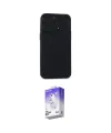 ieg™ iPhone 15 Pro Max Kılıf Atlas Minimal Prime - Siyah Bilvis 5in1 3D Magic Cam Ekran Koruyucu