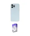 ieg™ iPhone 15 Pro Max Kılıf Atlas Minimal Prime - Siyah Bilvis 5in1 3D Magic Cam Ekran Koruyucu