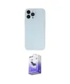 ieg™ iPhone 15 Pro Max Kılıf Atlas Minimal Prime - Siyah Bilvis 5in1 5D Magic Hayalet Cam Ekran Koruyucu