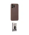 ieg™ iPhone 15 Pro Max Kılıf Atlas Minimal Prime - Siyah Bilvis Hayalet Cam Ekran Koruyucu