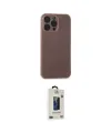 ieg™ iPhone 15 Pro Max Kılıf Atlas Minimal Prime - Siyah Bilvis Hayalet Cam Ekran Koruyucu
