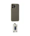 ieg™ iPhone 15 Pro Max Kılıf Atlas Minimal Prime - Siyah Bilvis Hayalet Cam Ekran Koruyucu