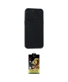 ieg™ iPhone 15 Pro Max Kılıf Atlas Minimal Prime - Siyah Buffer Cam Ekran Koruyucu