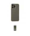 ieg™ iPhone 15 Pro Max Kılıf Atlas Minimal Prime - Siyah Joko Magic 5D Hayalet Cam