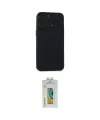ieg™ iPhone 15 Pro Max Kılıf Atlas Minimal Prime - Siyah Polymer Nano Ekran Koruyucu