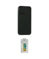 ieg™ iPhone 15 Pro Max Kılıf Atlas Minimal Prime - Siyah Polymer Nano Ekran Koruyucu