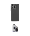 ieg™ iPhone 15 Pro Max Kılıf Atlas Minimal Prime - Siyah Vanessa Magic Hayalet Cam