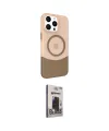 ieg™ iPhone 15 Pro Max Kılıf Çekirdek Asil Özel Seri - Siyah Bilvis Hayalet Cam Ekran Koruyucu