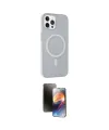 ieg™ iPhone 15 Pro Max Kılıf Çekirdek Modern Prime - Siyah 3D Antistatik Mat Seramik Nano Ekran Koruyucu