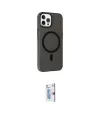 ieg™ iPhone 15 Pro Max Kılıf Çekirdek Modern Prime - Siyah Bilvis 0.18mm Plus Cam Ekran Koruyucu
