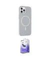 ieg™ iPhone 15 Pro Max Kılıf Çekirdek Modern Prime - Siyah Bilvis 5in1 5D Magic Hayalet Cam Ekran Koruyucu