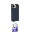 ieg™ iPhone 15 Pro Max Kılıf Çekirdek Modern Prime - Siyah Bilvis 5in1 5D Magic Hayalet Cam Ekran Koruyucu