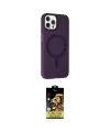 ieg™ iPhone 15 Pro Max Kılıf Çekirdek Modern Prime - Siyah Buffer Cam Ekran Koruyucu