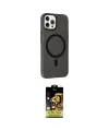 ieg™ iPhone 15 Pro Max Kılıf Çekirdek Modern Prime - Siyah Buffer Cam Ekran Koruyucu