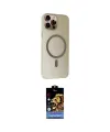 ieg™ iPhone 15 Pro Max Kılıf Çekirdek Modern Prime - Siyah Buffer Hayalet Cam Ekran Koruyucu