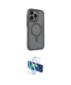 ieg™ iPhone 15 Pro Max Kılıf Çekirdek Yansıma Prime - Siyah 3D Antistatik Seramik Nano Ekran Koruyucu