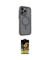 ieg™ iPhone 15 Pro Max Kılıf Çekirdek Yansıma Prime - Siyah Buffer Cam Ekran Koruyucu