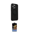 ieg™ iPhone 15 Pro Max Kılıf Çekirdek Yansıma Prime - Siyah Buffer Hayalet Cam Ekran Koruyucu