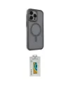 ieg™ iPhone 15 Pro Max Kılıf Çekirdek Yansıma Prime - Siyah Polymer Nano Ekran Koruyucu