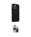 ieg™ iPhone 15 Pro Max Kılıf Çekirdek Yansıma Prime - Siyah Vanessa Magic Hayalet Cam