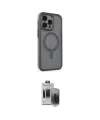 ieg™ iPhone 15 Pro Max Kılıf Çekirdek Yansıma Prime - Siyah Vanessa Magic Hayalet Cam