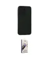 ieg™ iPhone 15 Pro Max Kılıf Doruk Asil Koleksiyonu - Siyah Bilvis 3D Mat Cam Ekran Koruyucu