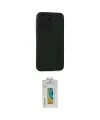 ieg™ iPhone 15 Pro Max Kılıf Doruk Asil Koleksiyonu - Siyah Polymer Nano Ekran Koruyucu