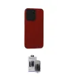 ieg™ iPhone 15 Pro Max Kılıf Doruk Asil Koleksiyonu - Siyah Vanessa Magic Hayalet Cam