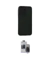 ieg™ iPhone 15 Pro Max Kılıf Doruk Asil Koleksiyonu - Siyah Vanessa Magic Hayalet Cam