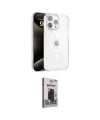 ieg™ iPhone 15 Pro Max Kılıf Doruk Doku Özel Seri - Siyah Bilvis Hayalet Cam Ekran Koruyucu