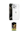 ieg™ iPhone 15 Pro Max Kılıf Doruk Doku Özel Seri - Siyah Buffer Cam Ekran Koruyucu