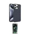ieg™ iPhone 15 Pro Max Kılıf Doruk Serisi - Şeffaf 360 Full Body Arka Koruyucu