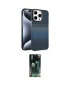 ieg™ iPhone 15 Pro Max Kılıf Doruk Serisi - Şeffaf 360 Full Body Arka Koruyucu
