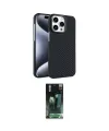 ieg™ iPhone 15 Pro Max Kılıf Doruk Serisi - Şeffaf 360 Full Body Arka Koruyucu
