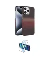 ieg™ iPhone 15 Pro Max Kılıf Doruk Serisi - Siyah 3D Antistatik Seramik Nano Ekran Koruyucu