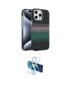 ieg™ iPhone 15 Pro Max Kılıf Doruk Serisi - Siyah 3D Antistatik Seramik Nano Ekran Koruyucu