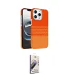 ieg™ iPhone 15 Pro Max Kılıf Doruk Serisi - Siyah Bilvis 3D Mat Cam Ekran Koruyucu