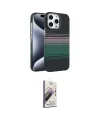 ieg™ iPhone 15 Pro Max Kılıf Doruk Serisi - Siyah Bilvis 3D Mat Cam Ekran Koruyucu