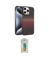 ieg™ iPhone 15 Pro Max Kılıf Doruk Serisi - Siyah Polymer Nano Ekran Koruyucu