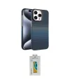 ieg™ iPhone 15 Pro Max Kılıf Doruk Serisi - Siyah Polymer Nano Ekran Koruyucu