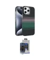 ieg™ iPhone 15 Pro Max Kılıf Doruk Serisi - Siyah Vanessa Magic Cam