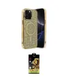 ieg™ iPhone 15 Pro Max Kılıf Eksen Çizgi - Siyah Buffer Cam Ekran Koruyucu