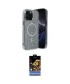 ieg™ iPhone 15 Pro Max Kılıf Eksen Çizgi - Siyah Buffer Hayalet Cam Ekran Koruyucu