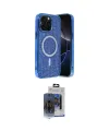 ieg™ iPhone 15 Pro Max Kılıf Eksen Çizgi - Siyah Vanessa Magic Cam