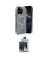 ieg™ iPhone 15 Pro Max Kılıf Eksen Çizgi - Siyah Vanessa Magic Cam